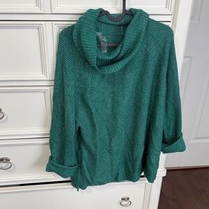 Lou & Grey Emerald Cowl Neck Sweater